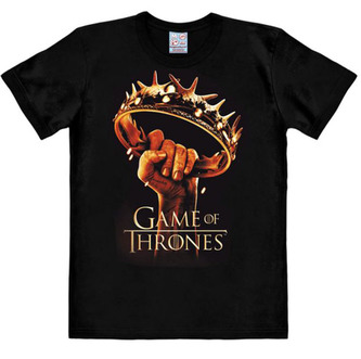 Pánské tričko Game Of Thrones: Crown (L) černé bavlna