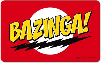Podložka na jídelní stůl The Big Bang Theory|Teorie velkého třesku: Bazinga! (23 x 14 cm) plastová