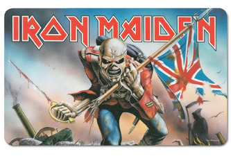 Plastová podložka na jídelní stůl Iron Maiden: Made In England (23 cm x 14 cm)