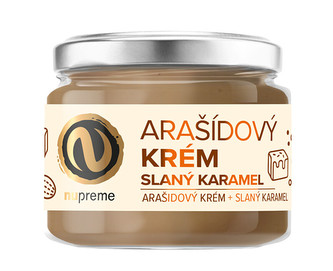 Nupreme Arašídový krém slaný karamel 220 g