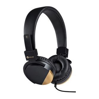 MELICONI Speak Metal Headphones - Black, Headphones with hoop. Comfortable earmuffs in faux leather finish. Adjustable headband and foldable headphones save space. Mini Jack 3.5 mm, detachable cable length 1.5 m. Micro with answer key and remote control