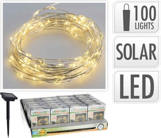 Světelný řetěz venkovní 100 LED žárovek