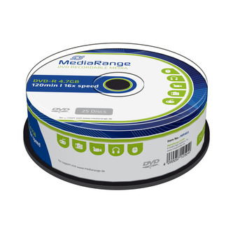MEDIARANGE DVD-R 4,7GB 16x spindl 25ks