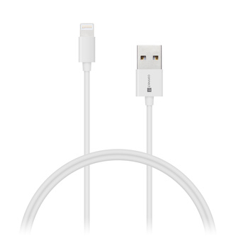 CONNECT IT Wirez COLORZ kabel Apple Lightning - USB, 1m, bílý