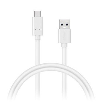 CONNECT IT Wirez USB-C (Type C) -> USB-A, USB 3.1 Gen 1, bílý, 2 m