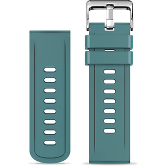 Výměnný pásek pro hodinky ALIGATOR Silikonový 22 mm Zelený