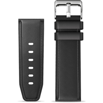 Výměnný pásek pro hodinky ALIGATOR Kožený 20 mm Černý