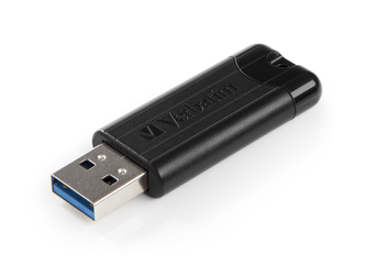 VERBATIM Store 'n' Go PinStripe 256GB USB 3.0 černá