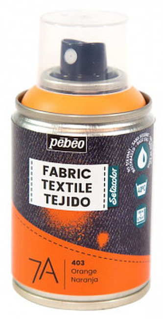 Sprej na textil 7A 100ml – oranžový