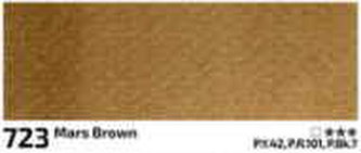 Akvarelová barva Rosa 2,5ml – 723 mars brown