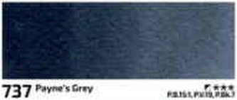 Akvarelová barva Rosa 10ml – 737 payne‘s grey