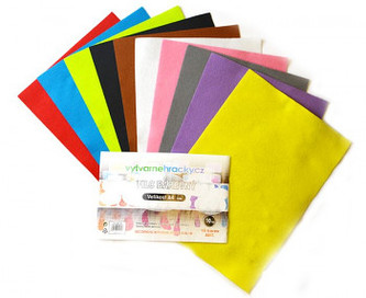 Filc A4 – sada 10 barev pastelové