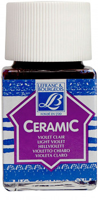 Barva na sklo a keramiku Ceramic 50 ml - 623 light violet