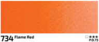 Akvarelová barva Rosa 10ml – 734 flame red