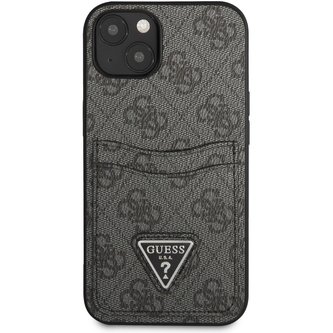 Guess 4G Saffiano Double Card kryt iPhone 13 černý