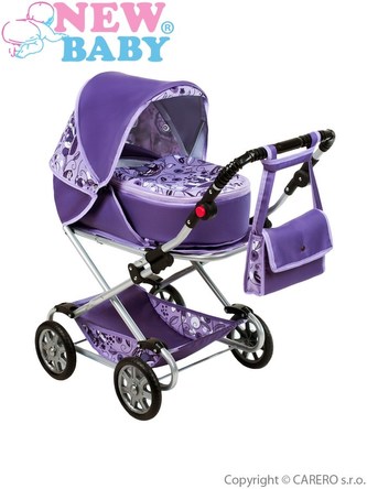 Dětský kočárek pro panenky 2v1 New Baby Lily