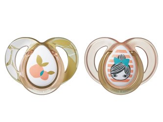 Šidítko C2N silikon Moda 2ks 6-18m Girl