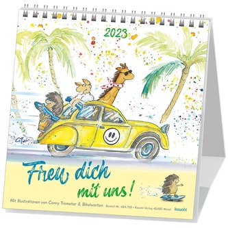 Freu dich mit 2023 Postkarten-Kalender