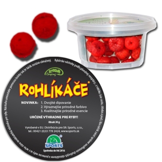 Rohlíkové boilies extrem carping 18mm Pečeň ryba