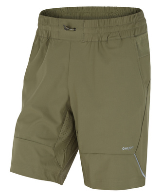 Pánské sport šortky Speedy M tm. khaki - XXL