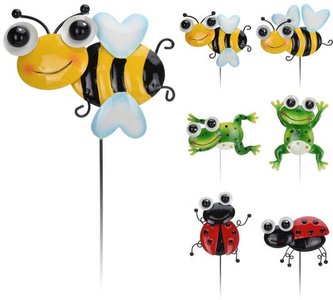 Zvířátka plechová zápich - 1 kus, více druhů