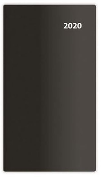 Diář 2020 - Torino/kapesní/čtrnáctidenní/černá