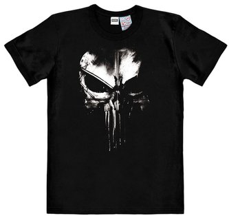 Pánské tričko Punisher: Techno Skull Marvel Comics (2XL) černá bavlna