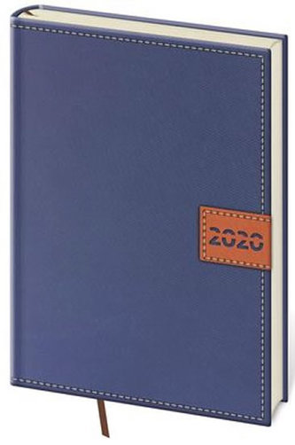 Diář 2020 - Toledo/denní A5/modrá