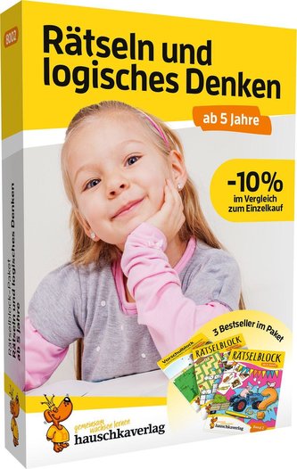 Rätselblock-Paket: Rätseln und logisches Denken! ab 5 Jahre