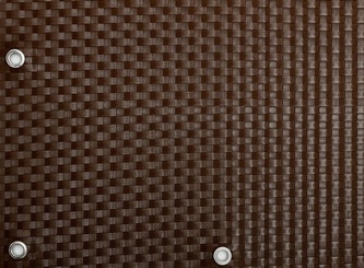 Balkonová ratanová zástěna s očky MALMO, hnědá, výška 90 cm šířka 500 cm MyBestHome