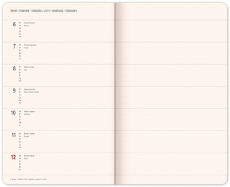 Týdenní diář Eukalyptus 2023