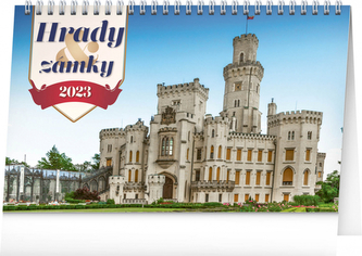 Hrady a zámky 2023 - stolní kalendář