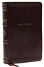 NKJV, Personal Size Reference Bible, Sovereign Collection, Leathersoft, Brown, Red Letter, Thumb Indexed, Comfort Print
