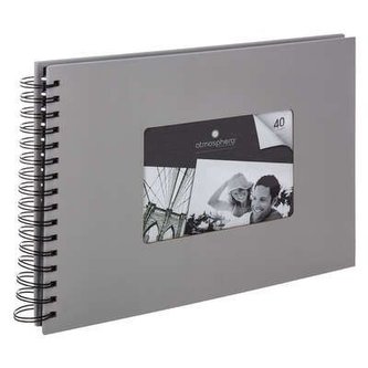 Atmosphera Fotoalbum spiral 160 - šedé