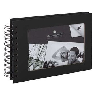 Atmosphera Fotoalbum spiral 80 - černé