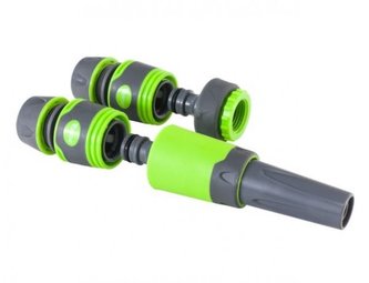 Stalco Garden sada s proudnicí regulovatelná 1/2\\" - 3/4\\", pogumovaná - 4 ks