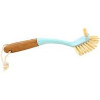 Kartáč na nádobí z bambusu - oválný