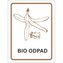 Samolepka bio odpad 120x160 mm