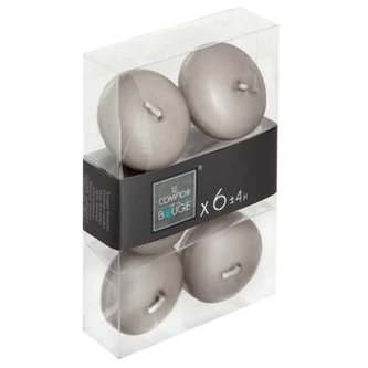 Atmosphera Vonná svíčka šedá 6 ks