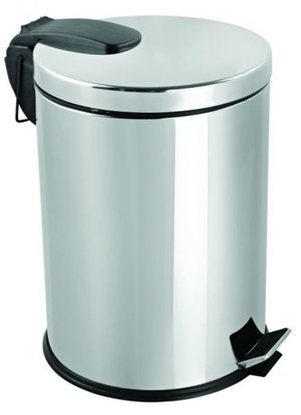vybaveniprouklid.cz Koš nerezový pedálový kulatý s plastovou vložkou 3 l