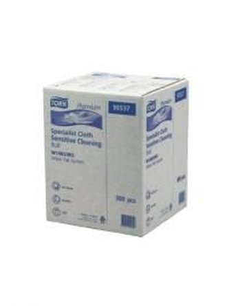 Tork 90537 Čistící utěrky v roli Long-lasting, pevné, 300 útržků, bílé