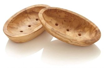Ovis miska pod mýdlo z olivového dřeva 13 x 8 cm
