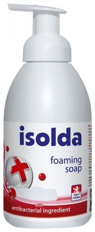 ISOLDA pěnové mýdlo s antibakteriální přísadou 500 ml