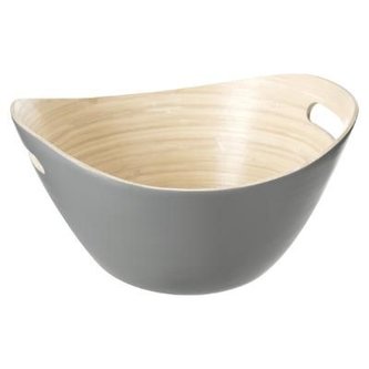 5Five® Salátová mísa bambus 30x26 cm šedá