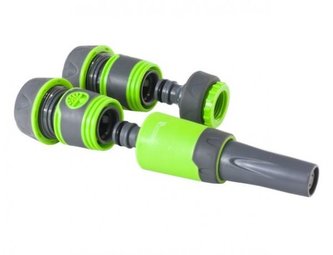 Stalco Garden sada s proudnicí regulovatelná 3/4" - 1", pogumovaná - 4 ks