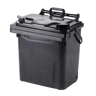 Nádoba na tříděný nebo směsný odpad 40 l - černá