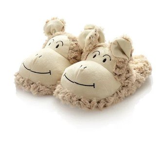 Ovis plyšové papuče ovečka - vel. 38-41