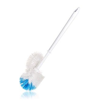 Kartáč na WC Economy 37 cm se smyčkou -bílo-modrý