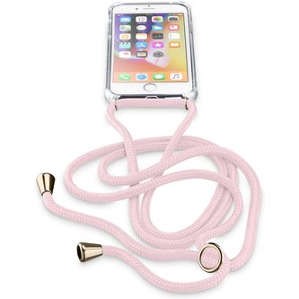 Cellularline Neck-Case se šňůrkou na krk Apple iPhone 6/7/8/SE (20/22) růžový