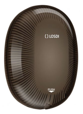 Losdi dávkovač tekutého mýdla na dolévání 850 ml černý polykarbonát